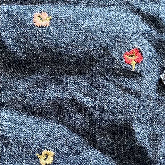 Madewell Embroidered Denim Mini Skirt - Picture 13 of 15